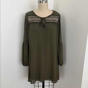 Halo Sage Green Long Sleeve Top